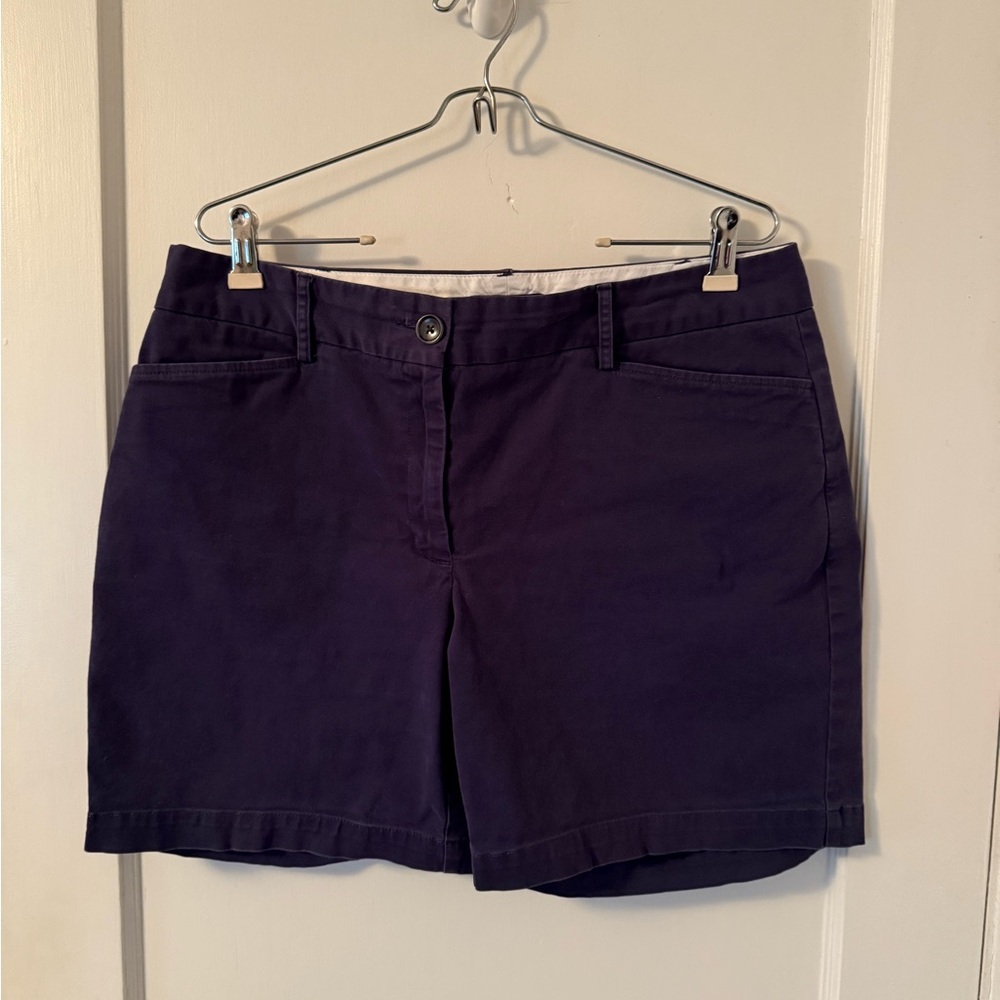 Women's Navy Blue Shorts